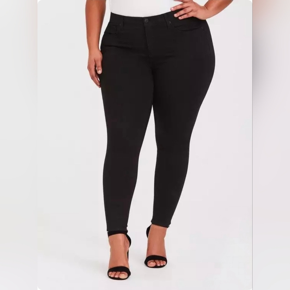 Torrid Black High-Rise Skinny Jeans -- Sold-out online